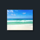 Toile La photographie de la plage m'emmène à la mer<br><div class="desc">Une belle photo de plage prise dans la destination de vacances idéale de Destin,  Floride. Les magnifiques eaux vertes de Sandestin se lavent jusqu'au bord de mer sablonneux sous un ciel bleu serein pour faire la photo de vacances pittoresque parfaite.</div>