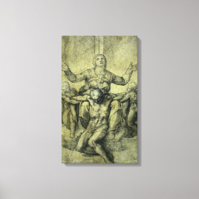 Toile La Pieta de Michelangelo pour Vittoria Colonna (Recto)