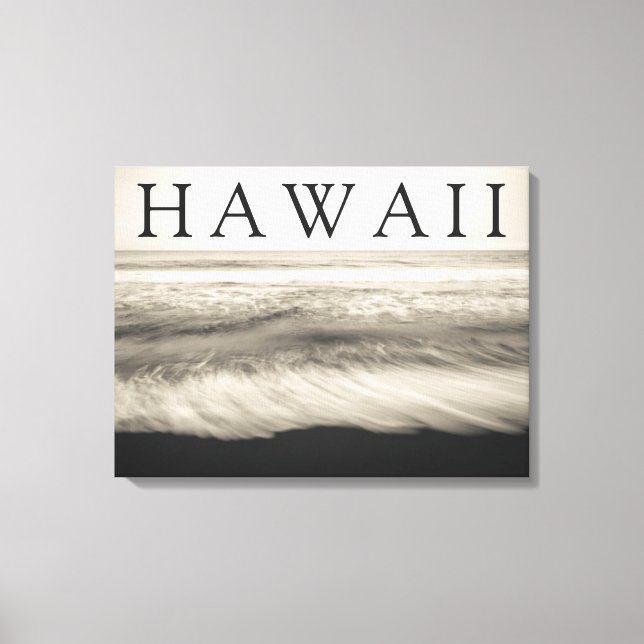 Toile La plage de Big Island Hawaï (Recto)