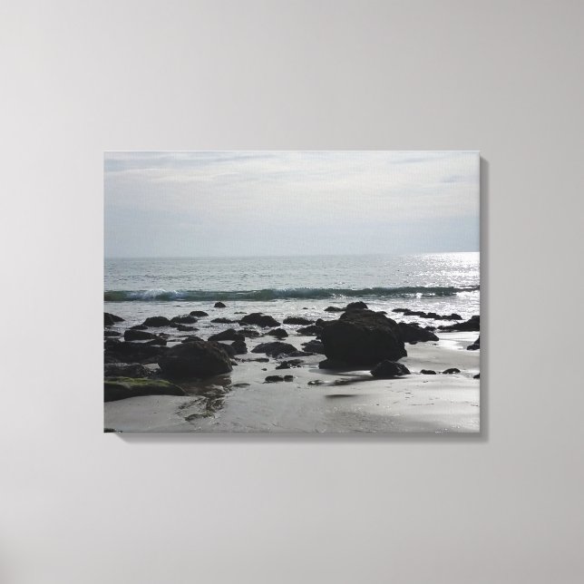 Toile La plage de Tide-Basse Topanga (Recto)