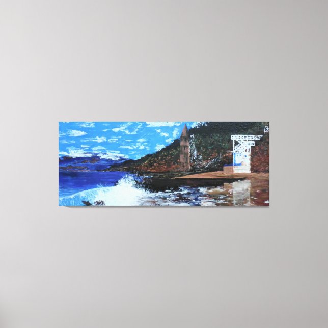 Toile La plage de Victoria au sud Laguna (Recto)