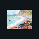 Toile La plage d'Etretat Claude Monet<br><div class="desc">The Beach at Etretat Claude Monet cool,  vieux,  maître,  chef-d'oeuvre,  fine,  rétorqué,  impressionnisme,  peinture,  peinture,  vibrant,  saturé,  couleur,  belle,  belle,  qualité,  haute résolution,  paysage,  paysage,  poste,  décoration,  couleurs,  paris,  france,  renouvellement best,  vendeur,  coloré,  bon marché</div>
