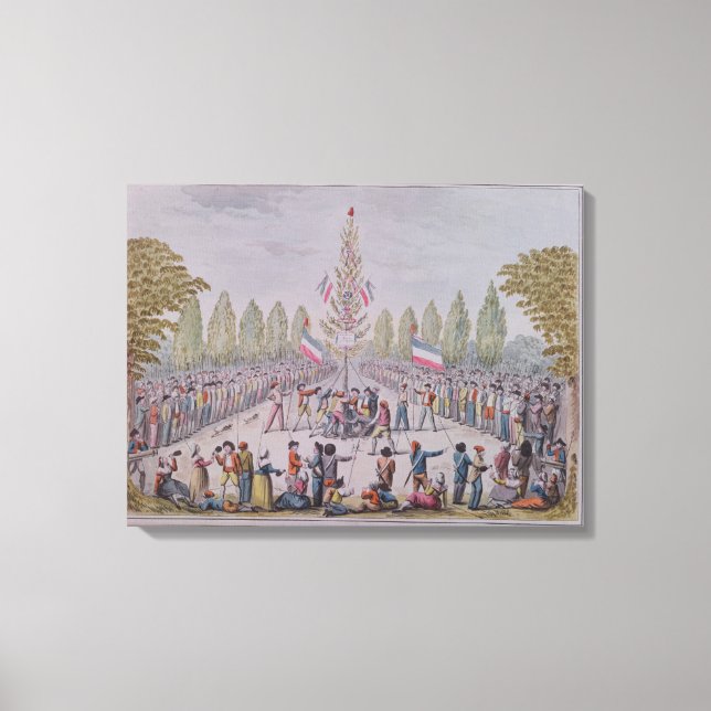 Toile La plantation d'un arbre généalogique (Recto)