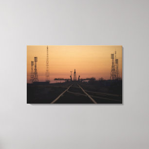 Toile La plate-forme de lancement de Soyuz