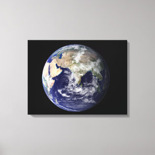 Toile La pleine terre montrant l'Europe et l'Asie
