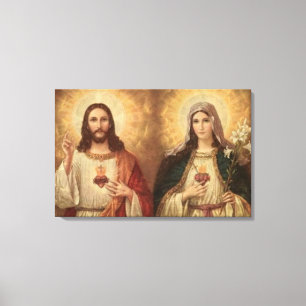 Toile La plupart de coeur sacré de Jésus saint et de