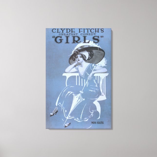 Toile La plus grande comédie de Clyde Fitch, Théâtre "Gi (Recto)