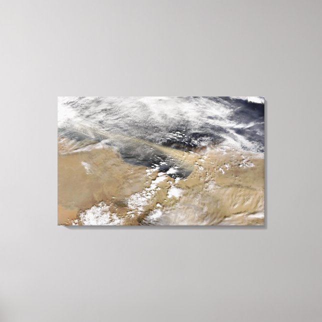 Toile La poussière souffle au large des côtes libyennes (Recto)