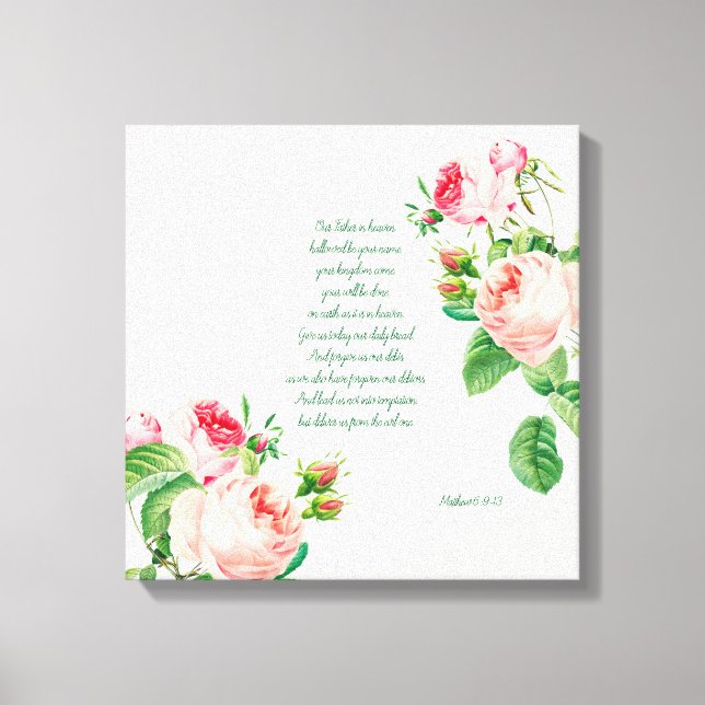 Toile La prière des seigneurs (Recto)