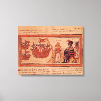 Toile La princesse indienne Malinche ou Dona Marina