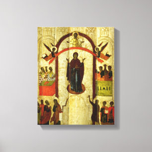 Toile La protection de l'icône de Russe de Theotokos