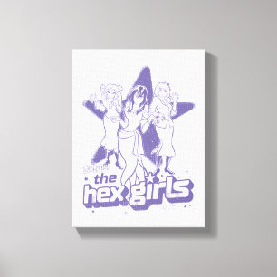 Toile La puissance étoilée des filles hexagonales