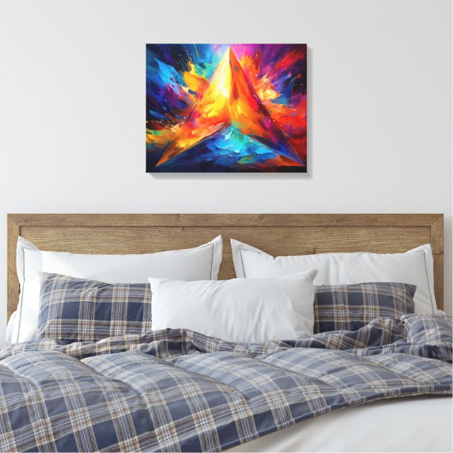 Toile La Pyramide Peinte (Insitu(Chambre))