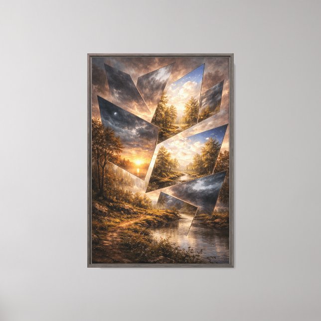 Toile La réalité n'est pas entière (Recto)