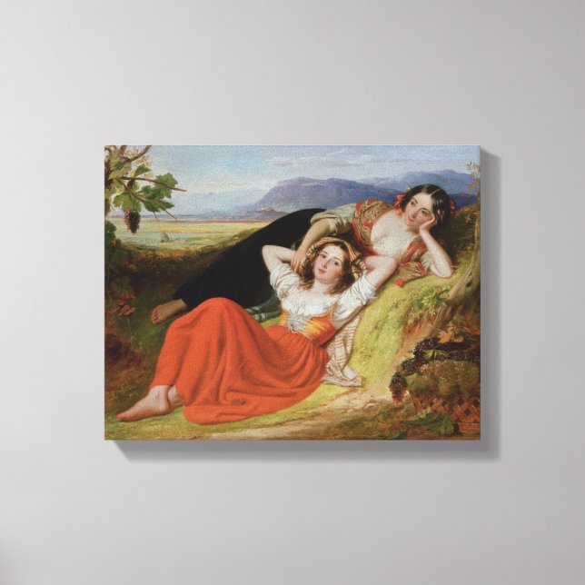 Toile La récolte de raisins (Recto)