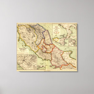 Toile La région moyenne de l'Italie