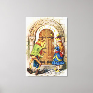 Toile La Reine Alice, d'Alice par le psyché