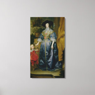 Toile La Reine Henrietta Maria et son nain
