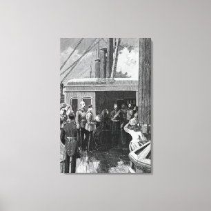 Toile La reine investit Abdul Aziz