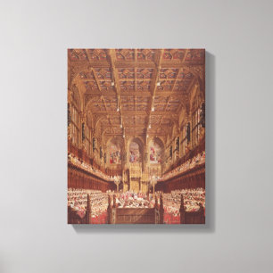 Toile La Reine Victoria dans la Chambre des Lords
