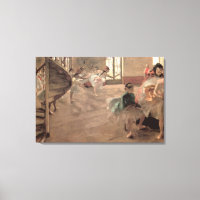 La Répétition par Edgar Degas, Art de ballet vinta