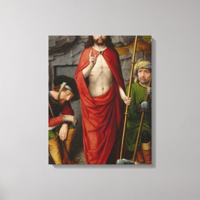 Toile La Résurrection, avec les pèlerins d'Emmaüs (Recto)