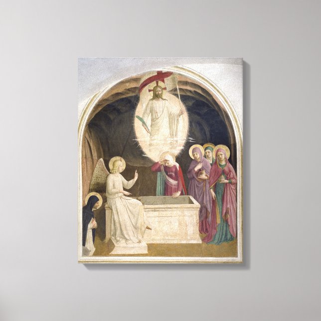 Toile La Résurrection du Christ et des Pieuses Femmes à (Recto)
