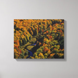 Toile La rivière Big Carp en automne à Porcupine