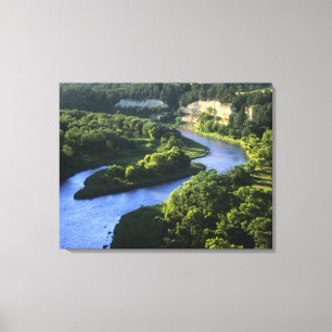 Toile La rivière Niobrara près de Valentine Nebraska