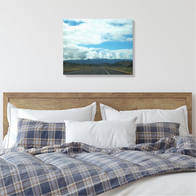 Toile La route 97 rencontre le mont Shasta (Insitu(Chambre))