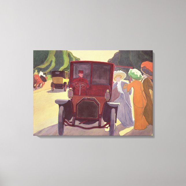 Toile La Route avec Acacias, 1908 (Recto)