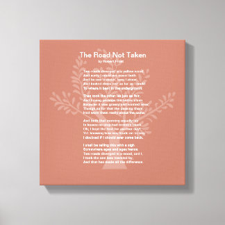 Toile La Route Non Prise,