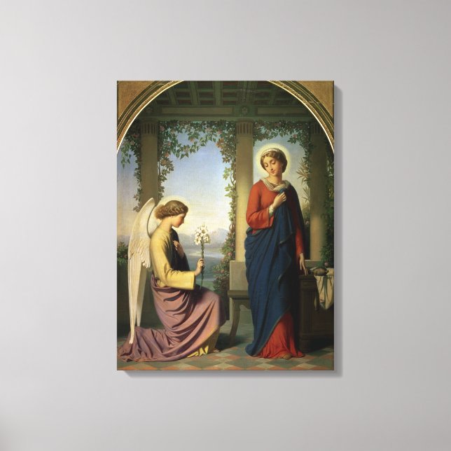 Toile La Salutation angélique, ou Annonciation, 1860 (Recto)