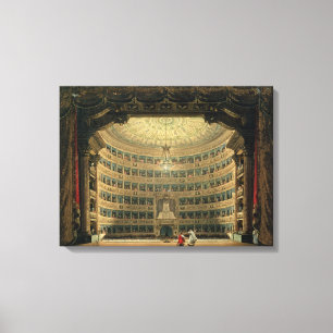 Toile La Scala, Milan, pendant une représentation