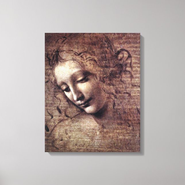 Toile La Scapigliata - de Vinci - c1508 (Recto)