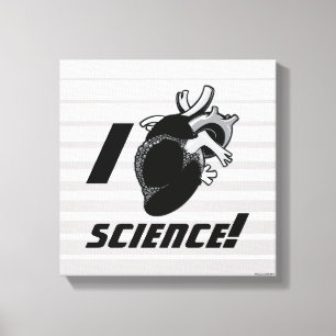Toile La Science I (de coeur anatomique)