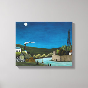 Toile La Seine à Suresnes par Henri Rousseau, Art ancien