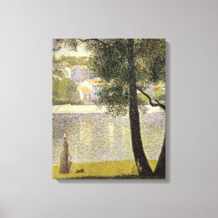Toile La Seine de Seurat la la "un Courbevoie "