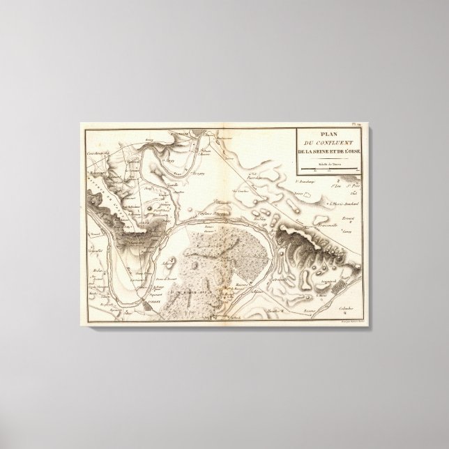 Toile La Seine, l'Oise (Recto)