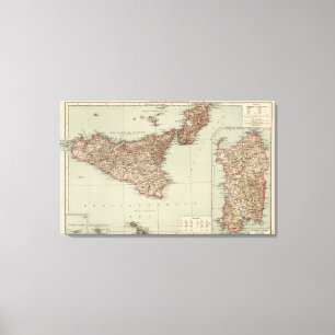 Toile La Sicile, Sardaigne