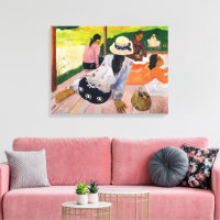 La Siesta de Paul Gauguin Scène de vie calme