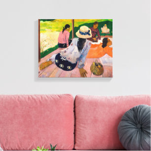 Toile La Sieste Paul Gauguin