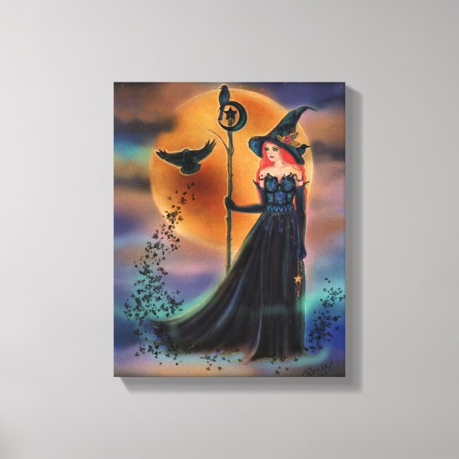 Toile La sorcière de Renee Lavoie (Recto)