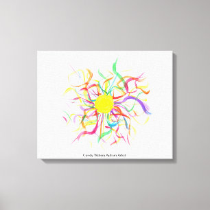 Toile La sucrerie arrose l'artiste d'autisme