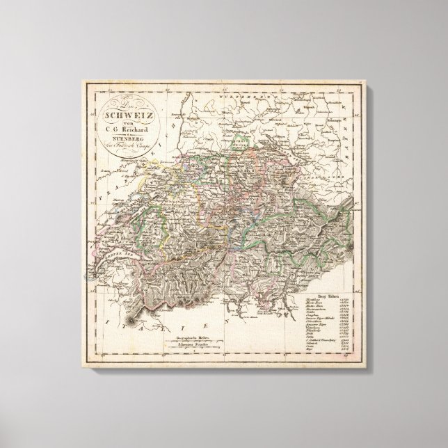 Toile la Suisse (Recto)