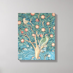 Toile La tapisserie de pivert, détail des piverts
