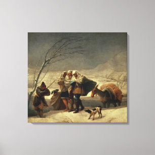 Toile La tempête de neige, 1786-1787