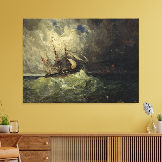 Toile La Tempête – Félix Ziem (Insitu(Salon))