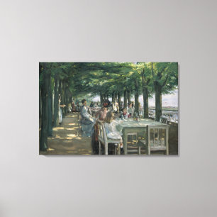 Toile La terrasse du restaurant