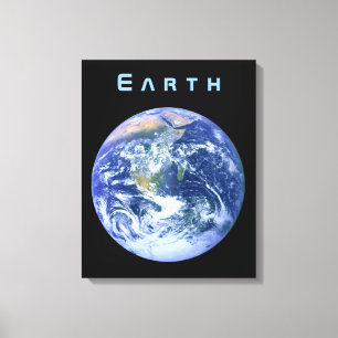 Toile La terre de l'espace